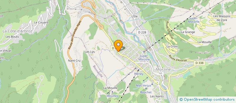localisation de l'entreprise MADAME SYLVIE CONROY à MORZINE