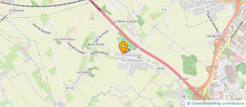 localisation de l'entreprise MADAME SYLVIE CONVAIN à ENNETIERES-EN-WEPPES