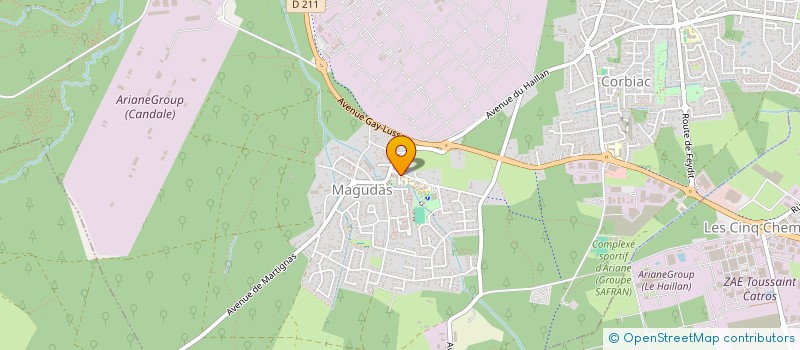 localisation de l'entreprise MADAME SYLVIE CORBARI  SAINT-MEDARD-EN-JALLES