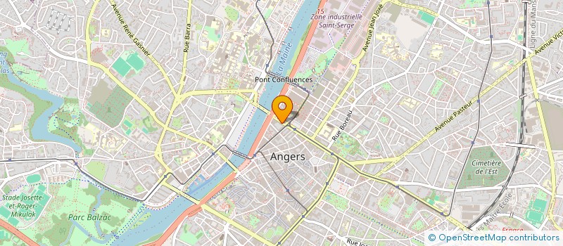 localisation de l'entreprise MADAME SYLVIE CORDIER à ANGERS