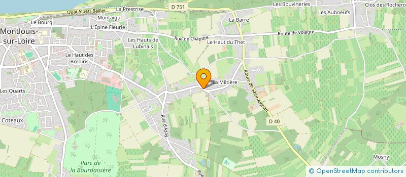 localisation de l'entreprise MADAME SYLVIE-CORINNE LABROUSSE  MONTLOUIS-SUR-LOIRE