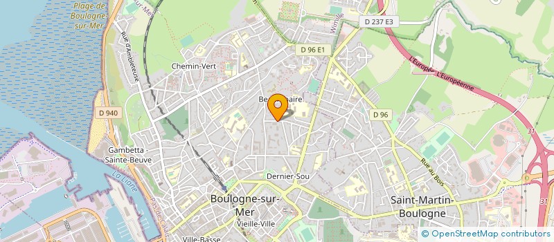localisation de l'entreprise MADAME SYLVIE CORNET  BOULOGNE-SUR-MER