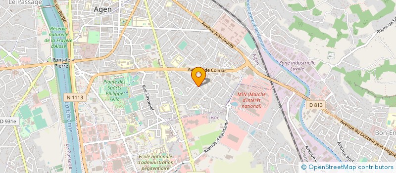 localisation de l'entreprise MADAME SYLVIE CORRADINI  AGEN