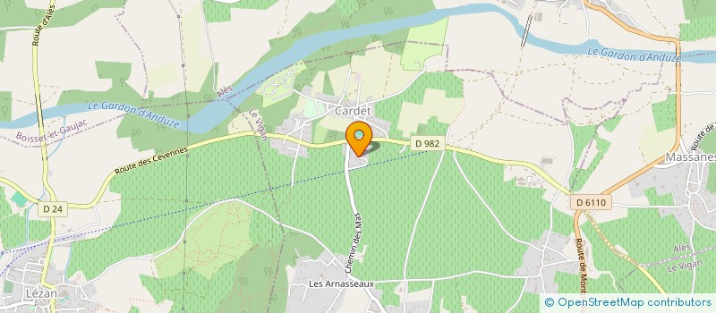 localisation de l'entreprise MADAME SYLVIE CORTI  CARDET