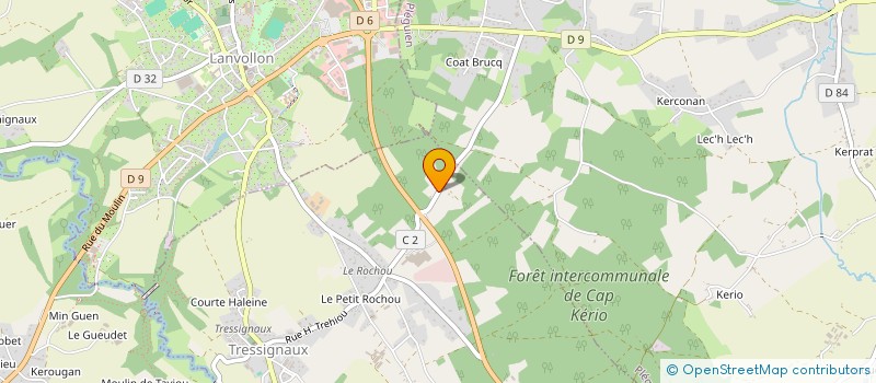 localisation de l'entreprise MADAME SYLVIE COSSON à LANVOLLON