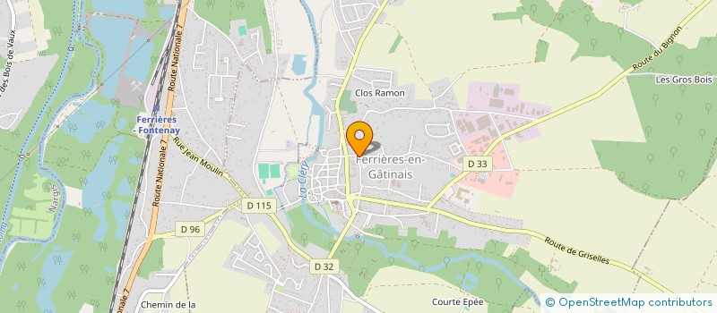 localisation de l'entreprise MADAME SYLVIE COSTA à FERRIERES-EN-GATINAIS