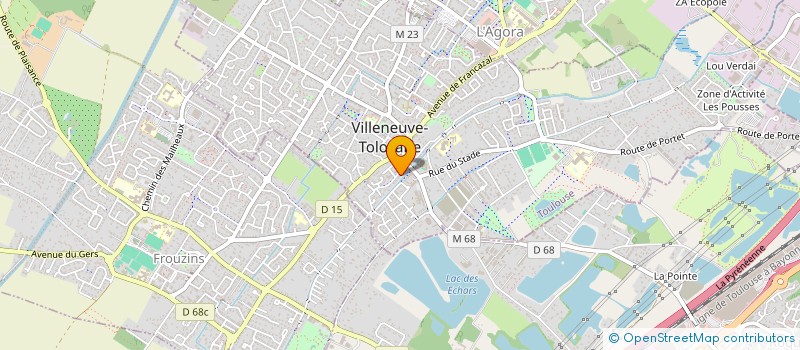 localisation de l'entreprise MADAME SYLVIE COTILLEC à VILLENEUVE-TOLOSANE