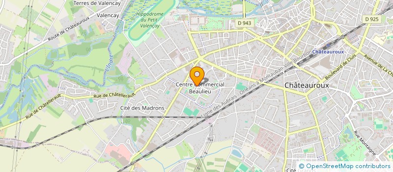 localisation de l'entreprise MADAME SYLVIE COUBRONNE à CHATEAUROUX