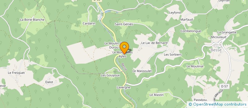 localisation de l'entreprise MADAME SYLVIE COUDERC à VILLEFRANCHE-DU-PERIGORD