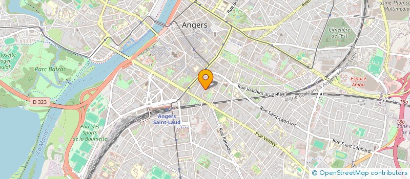 localisation de l'entreprise MADAME SYLVIE COUILLAUD à ANGERS