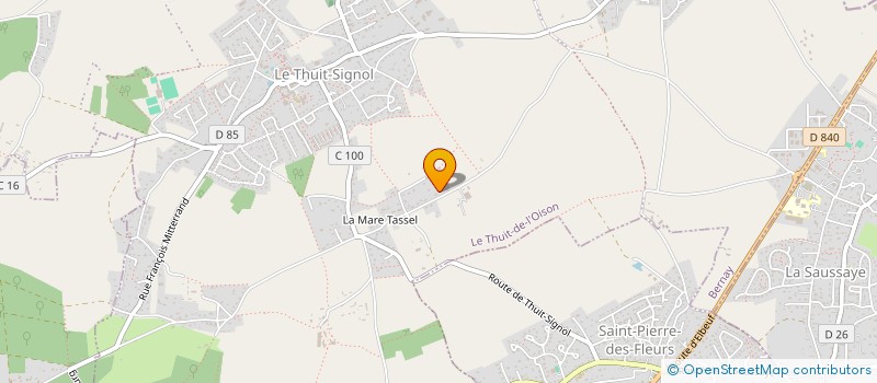 localisation de l'entreprise MADAME SYLVIE COULIBEUF  LE THUIT DE L'OISON