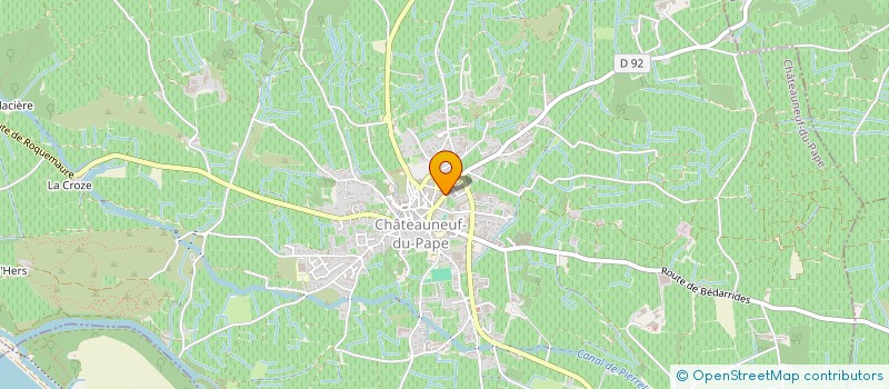 localisation de l'entreprise MADAME SYLVIE COULON  CHATEAUNEUF-DU-PAPE