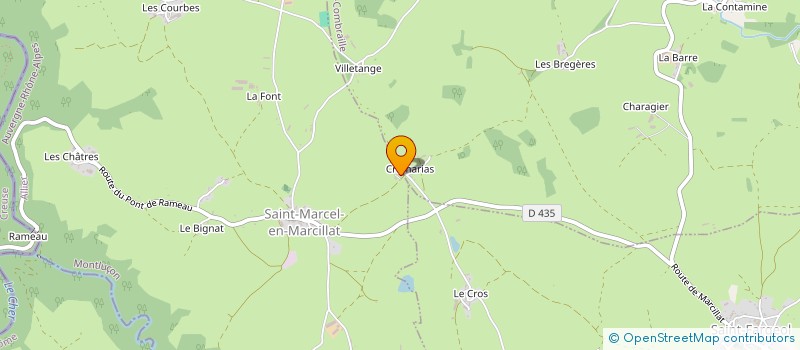 localisation de l'entreprise MADAME SYLVIE COULON  SAINT-MARCEL-EN-MARCILLAT