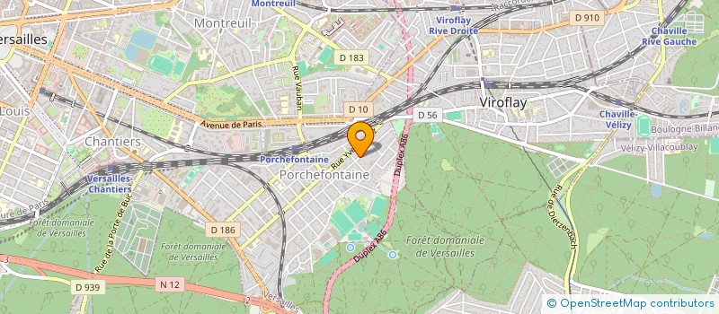 localisation de l'entreprise MADAME SYLVIE COURALET à VERSAILLES