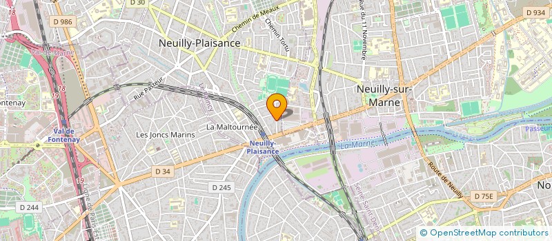 localisation de l'entreprise MADAME SYLVIE COURCEL à NEUILLY-PLAISANCE