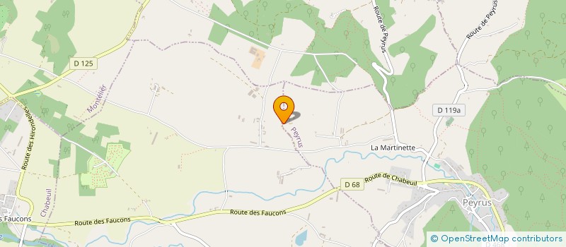 localisation de l'entreprise MADAME SYLVIE COURSODON  PEYRUS