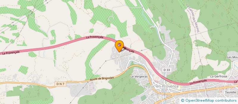 localisation de l'entreprise MADAME SYLVIE COURTOT  LE LUC