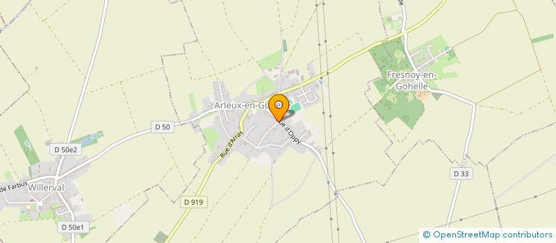 localisation de l'entreprise MADAME SYLVIE COUSIN  ARLEUX-EN-GOHELLE