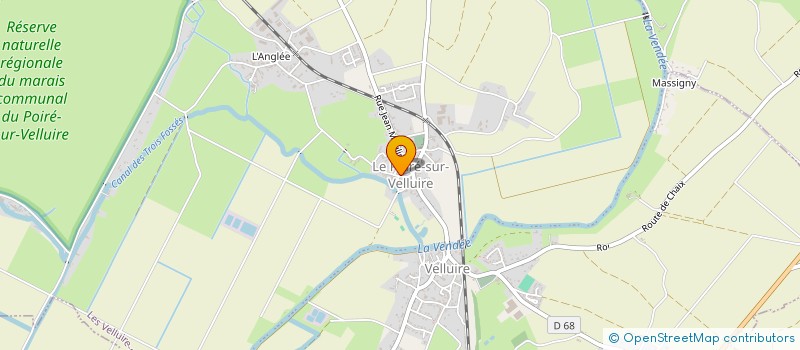 localisation de l'entreprise MADAME SYLVIE COUSSEAU à LES VELLUIRE-SUR-VENDEE