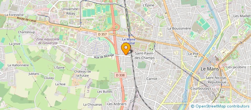 localisation de l'entreprise MADAME SYLVIE COUTARD à LE MANS