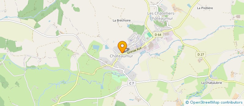 localisation de l'entreprise MADAME SYLVIE COUTAUD à LA MEILLERAIE-TILLAY