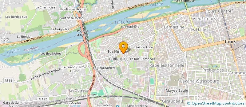 localisation de l'entreprise MADAME SYLVIE COUVREUX  LA RICHE