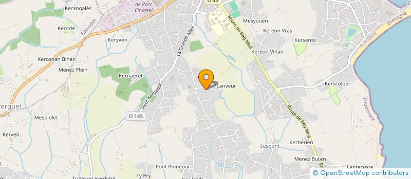 localisation de l'entreprise MADAME SYLVIE CRENN à FOUESNANT