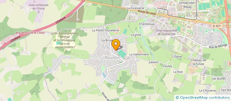 localisation de l'entreprise MADAME SYLVIE CREPE  ROUILLON