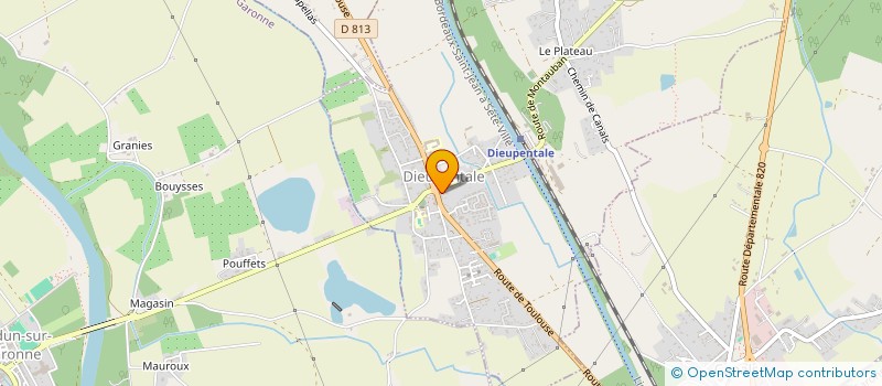 localisation de l'entreprise MADAME SYLVIE CREPIAT  DIEUPENTALE