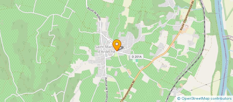 localisation de l'entreprise MADAME SYLVIE CREPIN  SAINT-MARCEL-D'ARDECHE