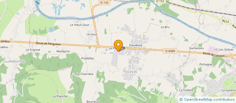 localisation de l'entreprise MADAME SYLVIE CRESPEAU  MANSAC