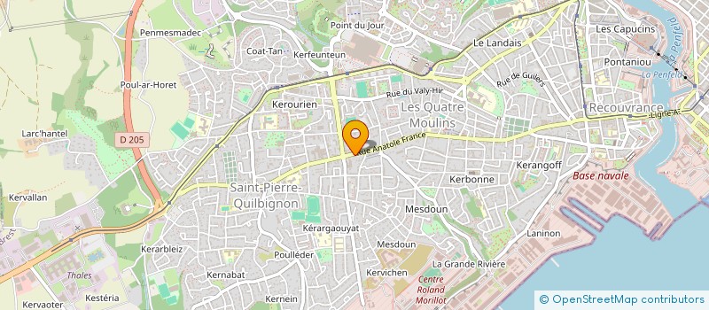 localisation de l'entreprise MADAME SYLVIE CRICHEN à BREST
