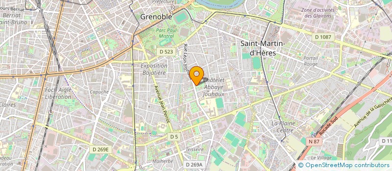 localisation de l'entreprise MADAME SYLVIE CRIGNY  GRENOBLE