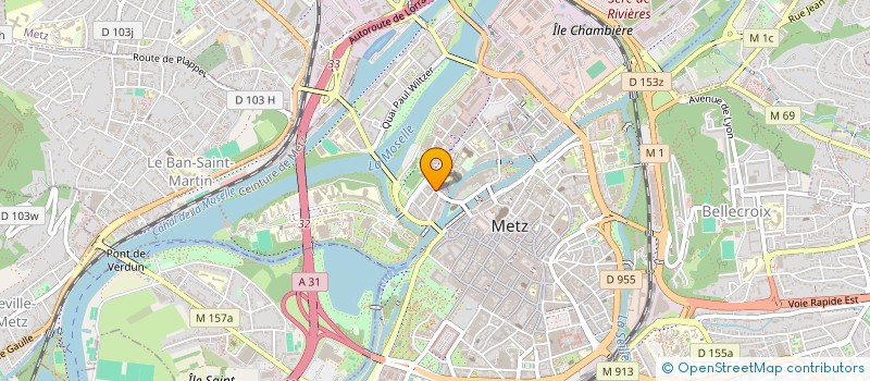 localisation de l'entreprise MADAME SYLVIE CROISEAUX  METZ