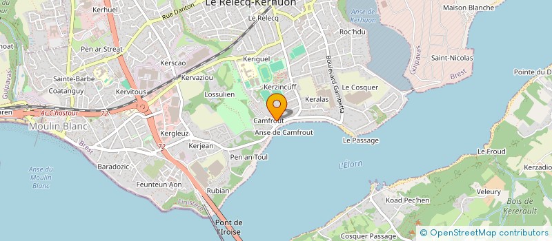 localisation de l'entreprise MADAME SYLVIE CROUET à LE RELECQ-KERHUON