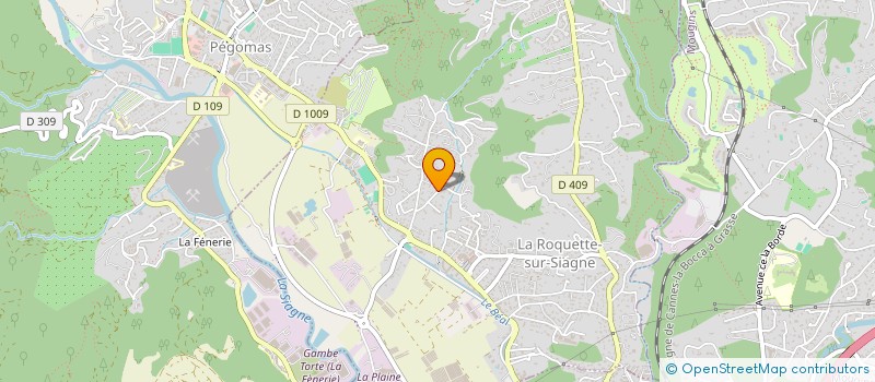 localisation de l'entreprise MADAME SYLVIE CRUZALEBES à LA ROQUETTE-SUR-SIAGNE