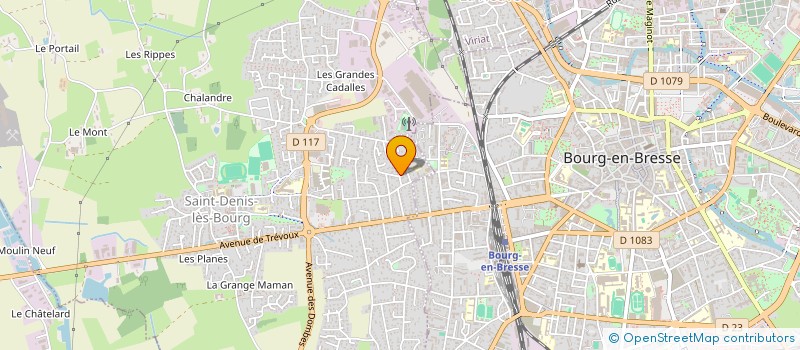 localisation de l'entreprise MADAME SYLVIE CUILLERAT  SAINT-DENIS-LES-BOURG