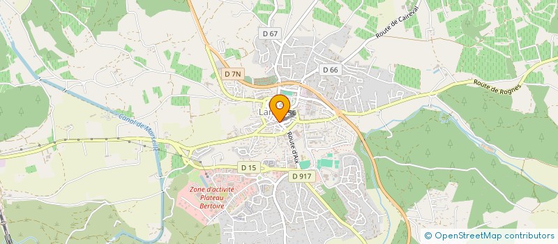 localisation de l'entreprise MADAME SYLVIE CUSIMANO  LAMBESC