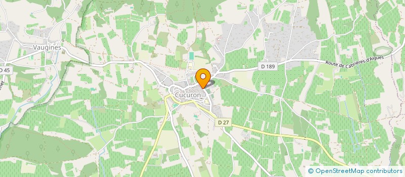 localisation de l'entreprise MADAME SYLVIE D'ANGELIS  CUCURON