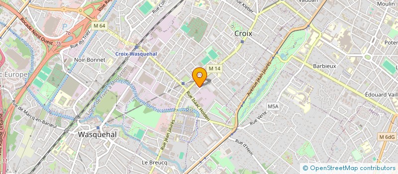 localisation de l'entreprise MADAME SYLVIE DA CRUZ  CROIX