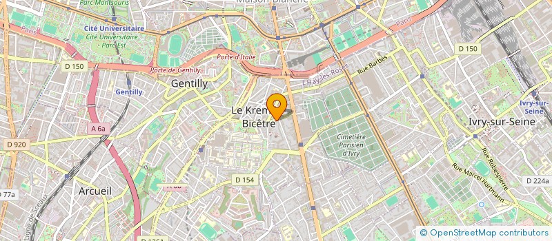 localisation de l'entreprise MADAME SYLVIE DA CUNHA  LE KREMLIN-BICETRE