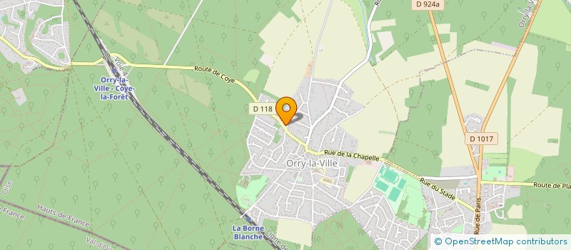 localisation de l'entreprise MADAME SYLVIE DA SILVA CASTELHANO  ORRY-LA-VILLE