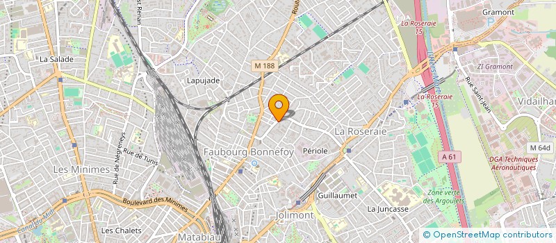 localisation de l'entreprise MADAME SYLVIE DABOS  TOULOUSE