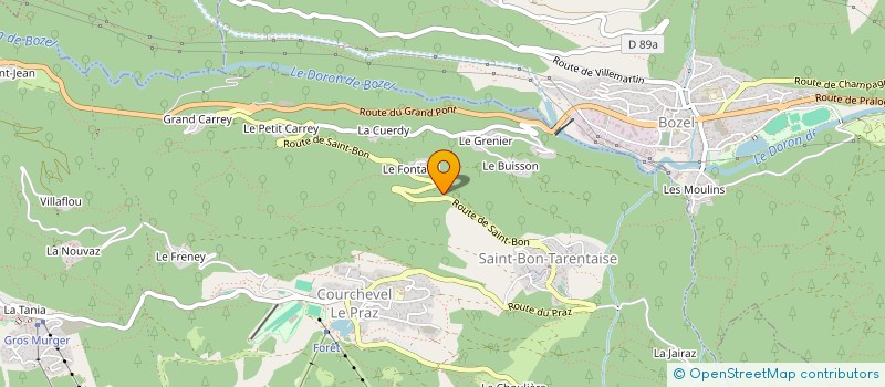 localisation de l'entreprise MADAME SYLVIE DALLE-FRATTE à COURCHEVEL