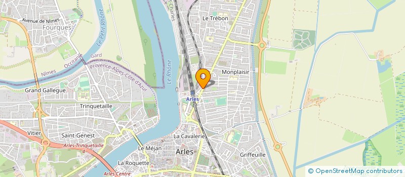 localisation de l'entreprise MADAME SYLVIE DALUZ  ARLES