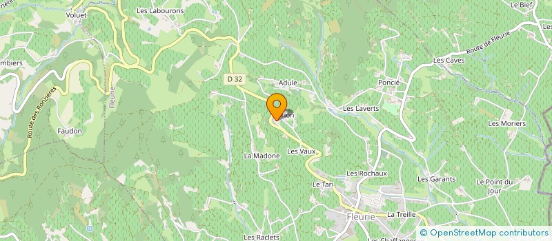 localisation de l'entreprise MADAME SYLVIE DANIEL à FLEURIE