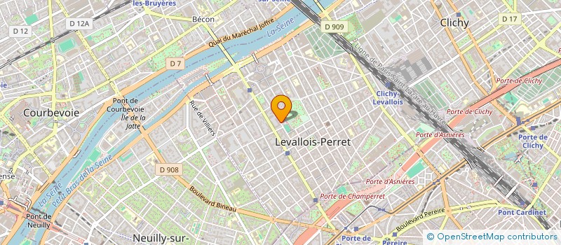 localisation de l'entreprise MADAME SYLVIE DANIEL à LEVALLOIS-PERRET