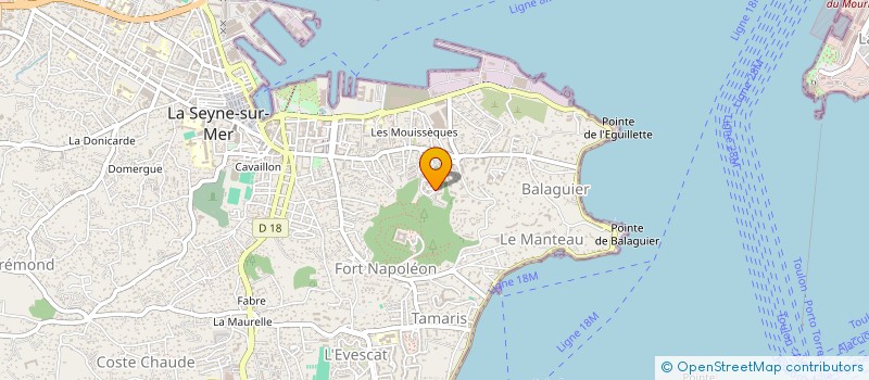 localisation de l'entreprise MADAME SYLVIE DARRIGADE à LA SEYNE-SUR-MER