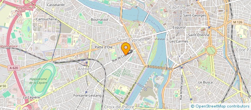 localisation de l'entreprise MADAME SYLVIE DAURAT à TOULOUSE