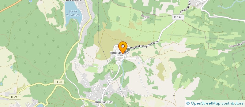 localisation de l'entreprise MADAME SYLVIE DAVENE  AYDAT